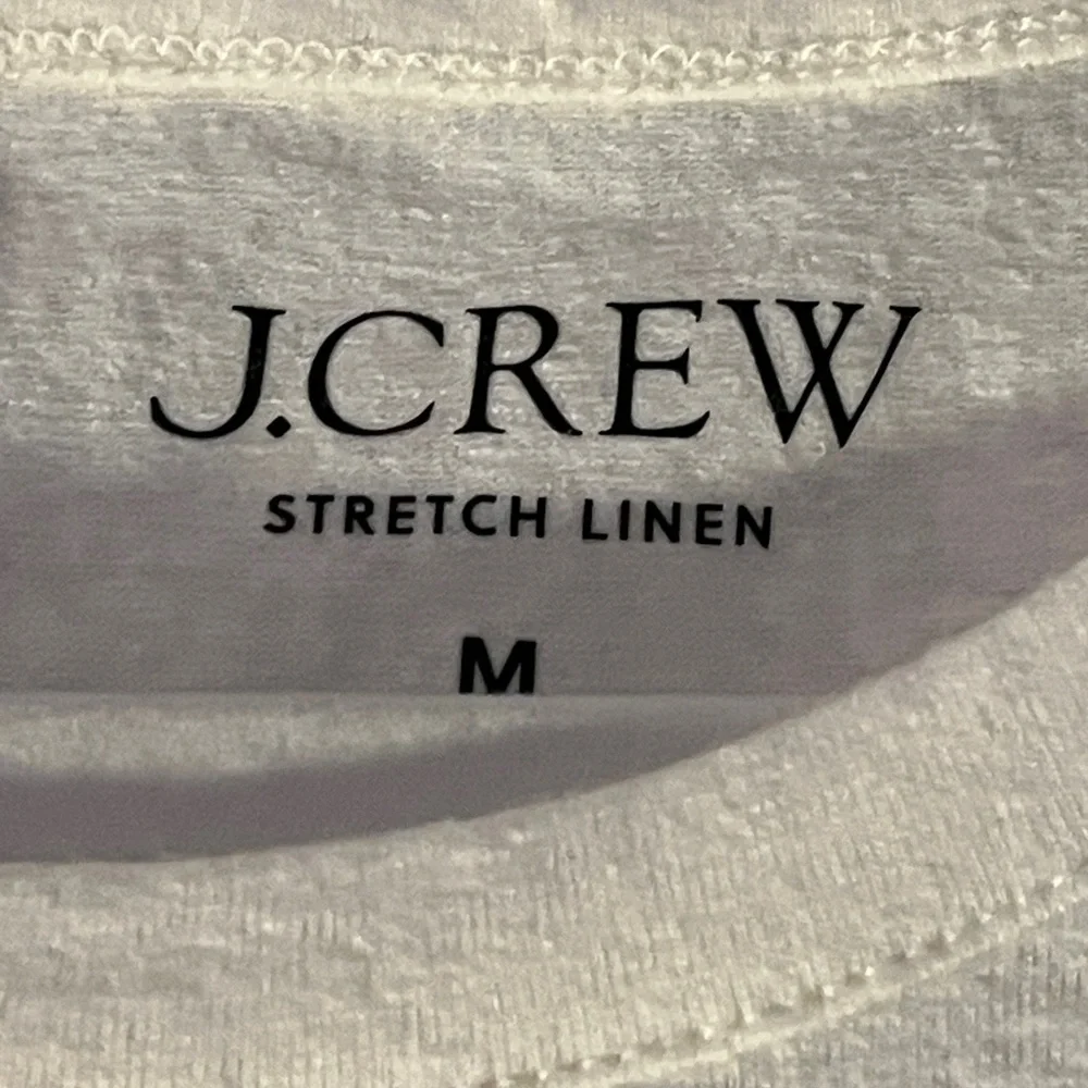 J. Crew Stretch Linen Tee - Picture 2 of 5